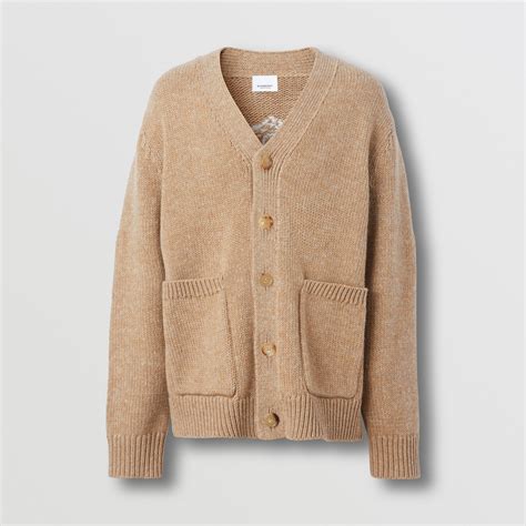 burberry oversized cardigan|burberry intarsia cardigan.